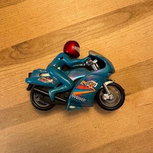 Blue Motorcycle Toy